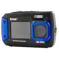 Knox Dual LCD Display 20MP Waterproof &amp; Shockproof Digital Camera (Purple) N17