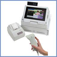 Royal TS4240 Thermal Touch Screen Cash Register with Thermal Printer + PS700 Hand-Held Barcode Scanner N2