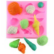 Mujiang Sea Silicone Candy Clay Gumpaste Sugar Fondant Molds N6