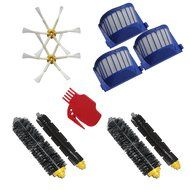 Hongfa Irobot Roomba Brush and Filter Kit 6-armed Sidebrush, Flexible Beater Brush, Bristle Brush, Roomba Aerovac...