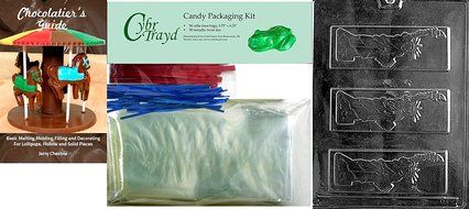 Cybrtrayd P015 Statue of Liberty Bar Chocolate Candy Mold with Exclusive Cybrtrayd Copyrighted Chocolate Molding... N5