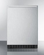 Summit FF64BXSSHH 24" 4.6 Cu. Ft. Built-In Undercounter All Refrigerator with Stainless Steel Door Digital Thermostat...