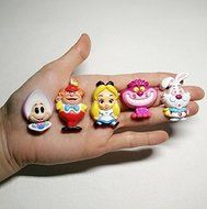 Silicone Molds Alice In Wonderland Theme Set Moulds - Cake Topper Fimo Clay Soap N4