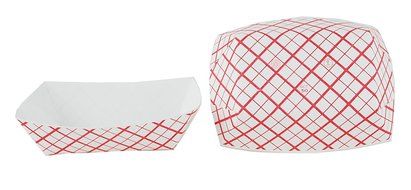 Southern Champion Tray Southland Paperboard Red Check Food Tray (Multiple Sizes Available) N17
