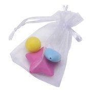 yueton Pack of 100 White Color Organza Drawstring Pouches Candy Jewelry Party Wedding Favor Bags 3.5*2.8&quot;/9*7cm N3