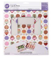 Wilton 415-0740 2-Pack 6-Cavity Cupcake Box, Kraft