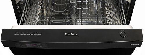 Blomberg DW24100B Dishwasher with Standard Tub Front Controls, 14 Place Settings, Black N3