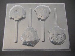 Strawberry Kiss D&#039;Lish Donut Shopping Chocolate Candy Lollipop Mold