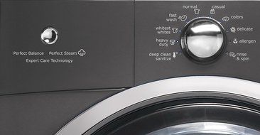 Electrolux Laundry Bundle | Electrolux EIFLS60LT Washer &amp; Electrolux EIMGD60LT Gas Dryer w/Pedestals - Titanium N5