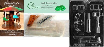 Cybrtrayd J081 Nurse Kit Chocolate Candy Mold with Exclusive Cybrtrayd Copyrighted Chocolate Molding Instructions N5