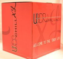Uber Appliance UB-XL1 Uber Chill 12 can 9 Liter retro personal mini fridge for bedroom, office or dorm N9