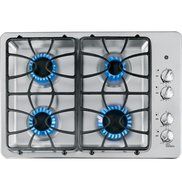 GE JGP333SETSS 30" Stainless Steel Gas Sealed Burner Cooktop N2