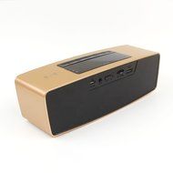 HYYT LED Display NFC Quick Connection Control Smart Music Audio Speaker With Mic (Gold) N6