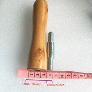 Rollving Heavy Duty Metal Donut Cutter Mold Doughnut Maker Tool Rolling Donut Maker Cutter Mold Fondant Cake Bread... N6