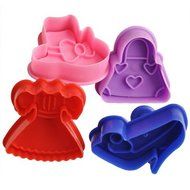 Embossed ABD cake cookies punching die fashion set cake decoration 4PCS set