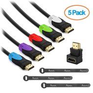 Aurum Cables - Pack of 3 High Speed HDMI Cable 2.0 with Ethernet - Supports 3D &amp; Audio Return Channel [Latest... N12