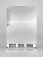 Summit FF7CSSADA Commercial 5.5 Cu. Ft. Stainless Steel Undercounter Built-In Compact Refrigerator N2