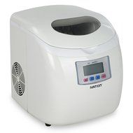 Ivation IVA-ICEM25WH Portable Ice Maker with LCD Display, White N5