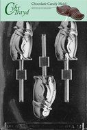 Cybrtrayd A051 Penguin with Scarf Lolly Animal Chocolate Candy Mold