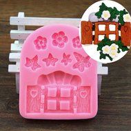 GogoForward DIY Silicone Fondant Mould Cake Decoration Chocolate Cutter Mold (Mushroom Snail Style) N3