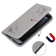 LG G5 Case,LG H868 Case - Wallet Folio Flip Magnetic Smart Closure Embossed Butterflies PU Leather Case with Stand... N53