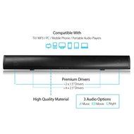 LONPOO 60W Slim Bluetooth TV Soundbar Subwoofer with Enhanced BASS Remote Control 3-Audio Modes for LED TV, PC... N2