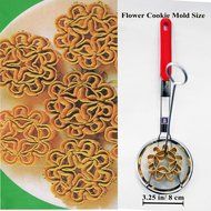 DOK JOK Cookie Bouquet Sunflower 3.25 Inch Diameter Crispy Biscuit Mould Brass Blossom Lotus Flowers Shaped Mold... N3