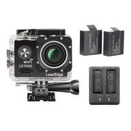 LeadEdge LE7000 Action Camera FHD 1080P 2.0 Inch Sport Waterproof With 1 Extra Battery And 1 Dual Battery Charger... N4