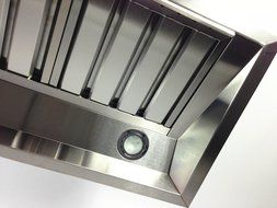 46"x15" Range Hood Pro" Insert Stainless Steel with Baffle Filters 1200cfm