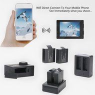 LeadEdge LE7000 Action Camera FHD 1080P 2.0 Inch Sport Waterproof With 1 Extra Battery And 1 Dual Battery Charger... N6