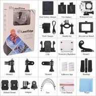 LeadEdge LE7000 Action Camera FHD 1080P 2.0 Inch Sport Waterproof With 1 Extra Battery And 1 Dual Battery Charger... N7