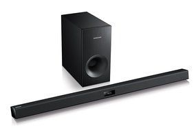 Samsung HW-H355 - Sound bar system - for home theatre - 2.1-channel - wireless - 120 Watt (Total) N5