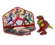 DecoPac Power Rangers Dino Charge Zord Cake Topper Set, Red