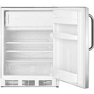 Summit AccuCold BI540CSS 24&quot; 5.1 cu. ft. Under-Counter Refrigerator-Freezer with Cycle Defrost Zero Degree Freezer... N2