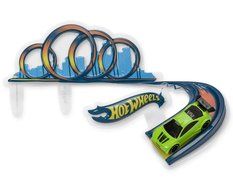 DecoPac Hot Wheels Drift Cake Topper Set