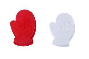 Juvale Silicone Christmas Holiday Chocolate Hard Candy Mold Set Heat Resistant Gingerbread Santa Stocking - 5... N2
