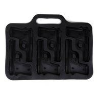 HDE Frozen 9mm Pistol Handgun Party Novelty Silicone Ice Jello Chocolate Tray Mold N4