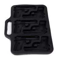 HDE Frozen 9mm Pistol Handgun Party Novelty Silicone Ice Jello Chocolate Tray Mold N5