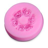 3D Flower Shaped Food Grade Silicone Mold by uGen! Soap Ice Cake Mold. Sugarcraft Tool. Chocolate Candy Fondant...
