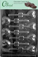 Cybrtrayd V069 Heart Lolly Valentine Chocolate Candy Mold, Small