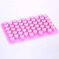 55 Silicone Mini Heart Cake Mold Chocolate Cookies Baking Mould Soap Mold N9
