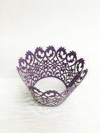 HUAL Cupcake Wrappers 50 Filigree Artistic Bake Cake Paper Cups Lace Laser Cut Liner Baking Cup Muffin Case Trays... N27