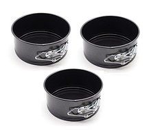 Astra shop Nonstick Bakeware Mini Springform Pans 4 by 2-Inch, Set of 3 N2