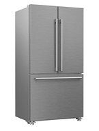 Blomberg BRFD2230SS 22.3 cu.ft. Counter Depth French Door Refrigerator with Ice Maker and Water Dispenser, Stainless... N2