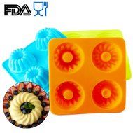 Home.lolo Fancy Bundt Cake Candy Silicone Mold DIY Mould Chocolate Soap Pastry SCM01A-04 N7