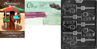 Cybrtrayd D022 Chocolate Candy Mold, No.1 Mom Lolly Dads and Moms N2