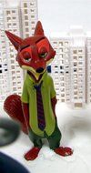 ZOOTOPIA 19 Piece Birthday Cake Topper Set Featuring Judy Hopps, Nick Wilde, Major Lionhart and Themed Decorative... N6