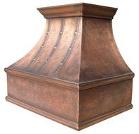 Copper Best H7 302127L Copper Range Hood Vented through Roof or Wall Easy Install N4