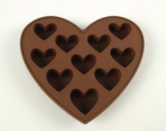 Heart Shape Silicone Cake Mold, Silcione Ice Tray Mold or Silicone Chocolate Mold N3