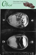 Cybrtrayd E189 Medium 3D Egg with Chick Chocolate/Candy Mold with Exclusive Cybrtrayd Copyrighted Chocolate Molding...